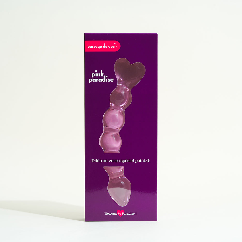 passage-du-d-sir-pink-paradise-dildo-verre-point-g-rose-2 image 2