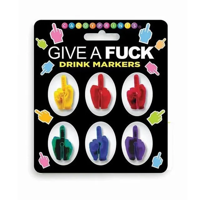 passage-du-d-sir-fuck-marqueurs-de-verre-lot-6-doigt-d-honneur image 1