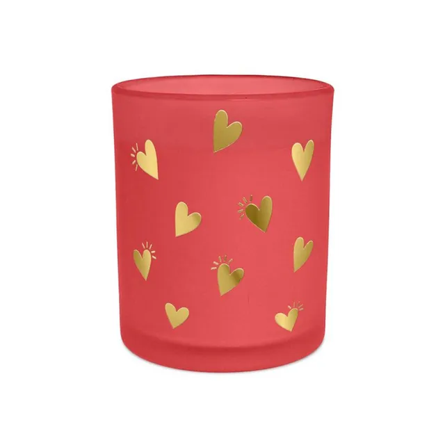 passage-du-d-sir-bougie-rouge-c-urs-bougie-parfum-e-motif-dor image 1