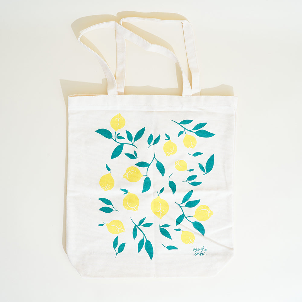 passage-du-d-sir-agathe-sorlet-tote-bag-citron-fruit-41x45-cm image 1