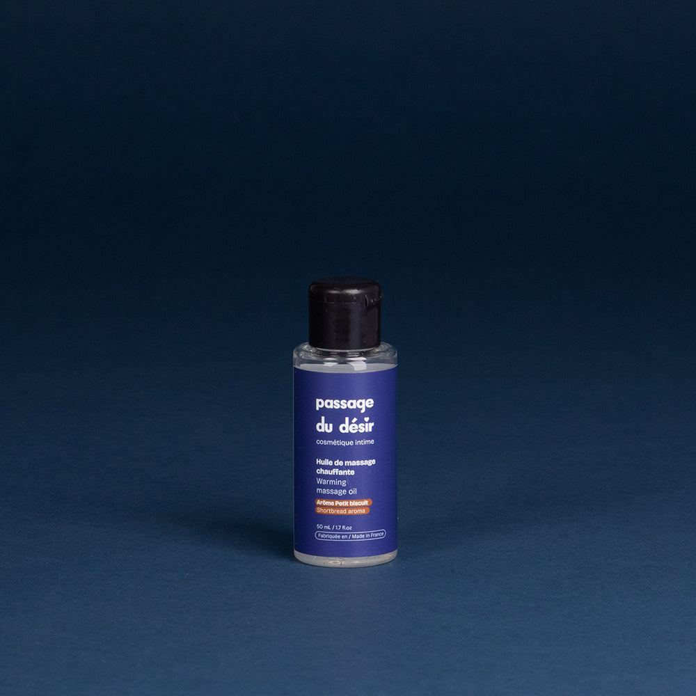 passage-du-d-sir-huile-massage-chauffante-biscuit-50-ml image 1