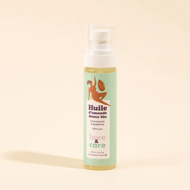 love-care-sweet-almond-huile-de-massage-amande-douce-bio image 1