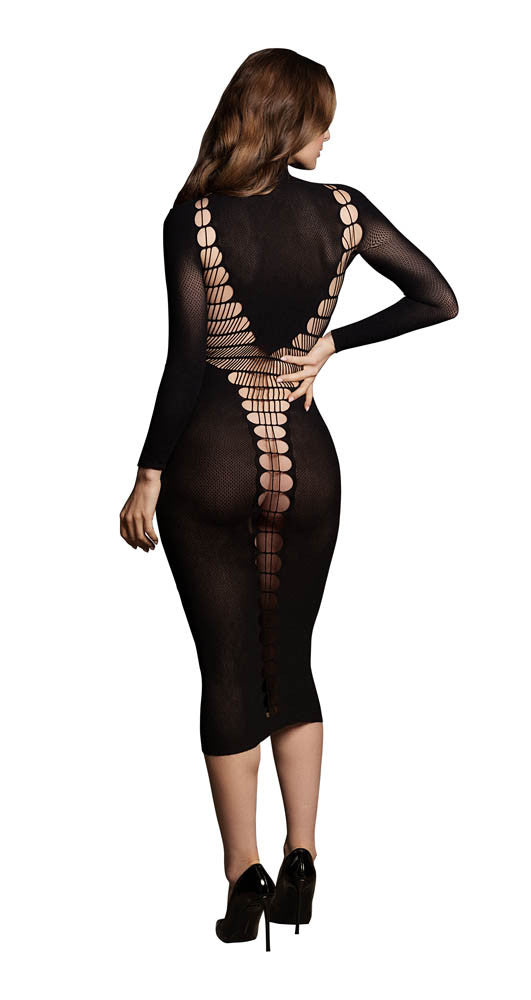 passage-du-d-sir-carme-robe-longue-sexy-r-sille-col-montant image 2