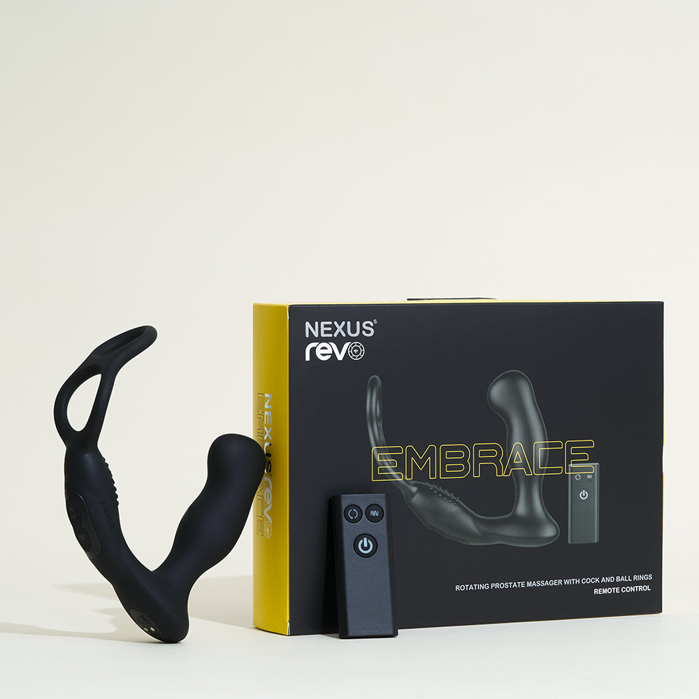 nexus-revo-embrace-stimulateur-prostatique-t-l-command-noir-rotatif image 1