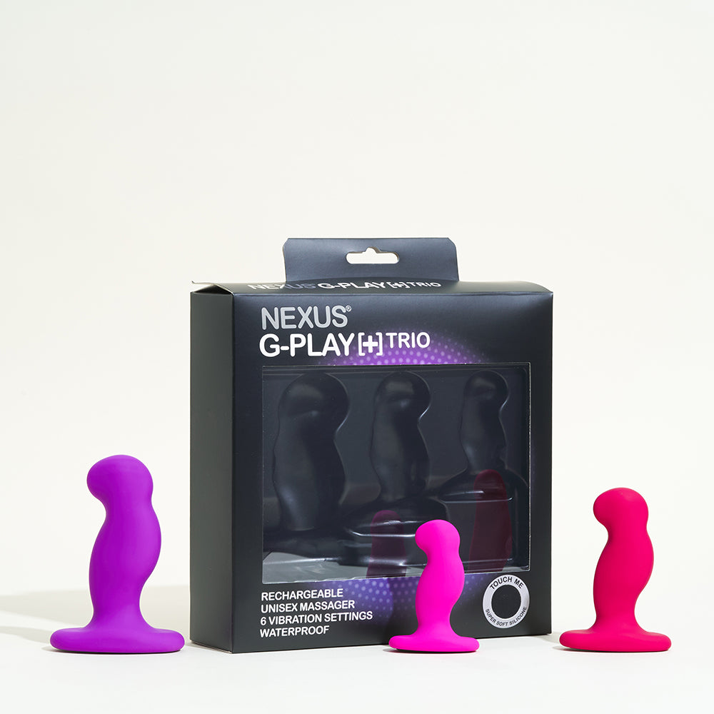 nexus-g-play-trio-plug-anal-vibrant-pack-3-tailles-silicone-2 image 1