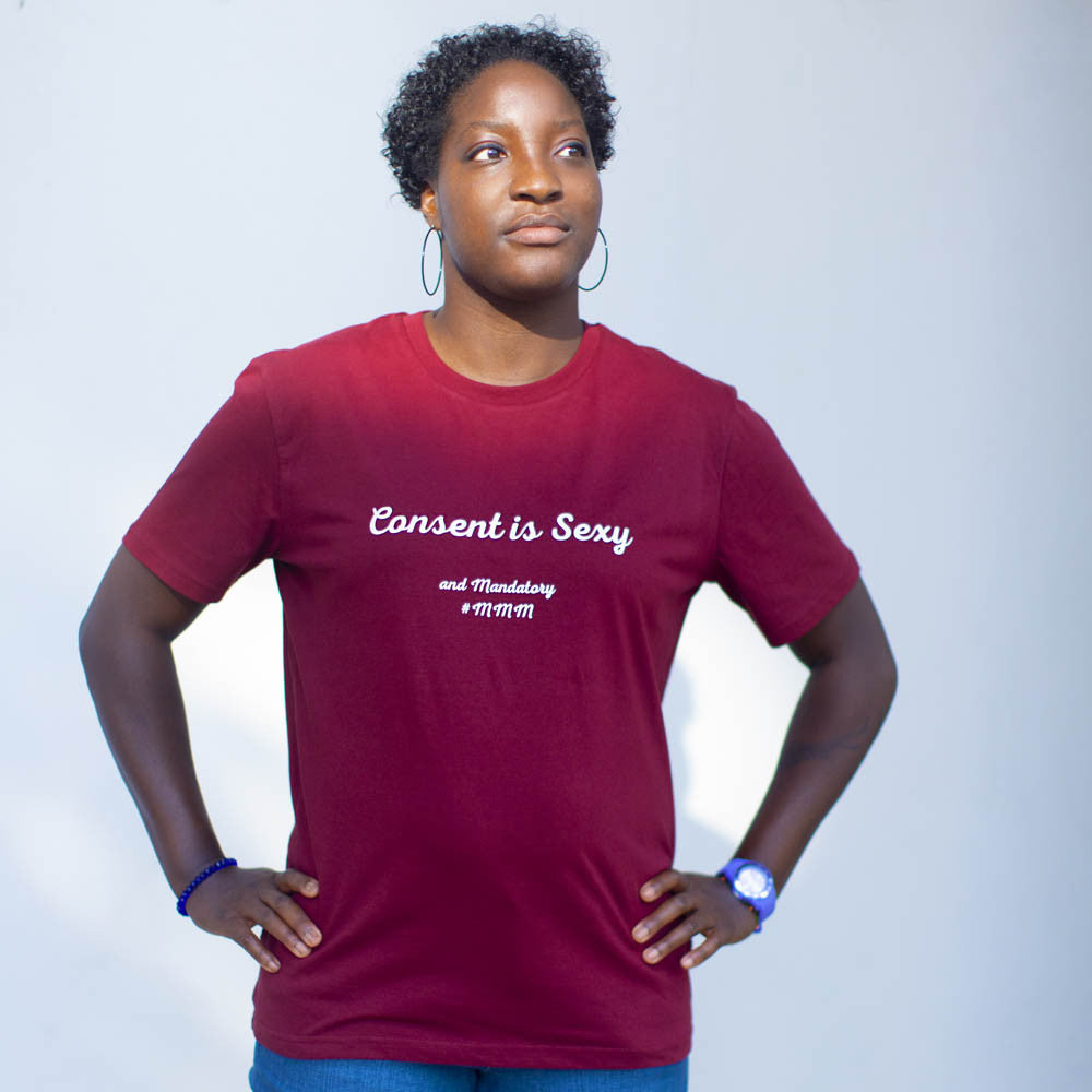 passage-du-d-sir-tenues-sexy-consent-is-sexy-t-shirt-bordeaux-coton image 3