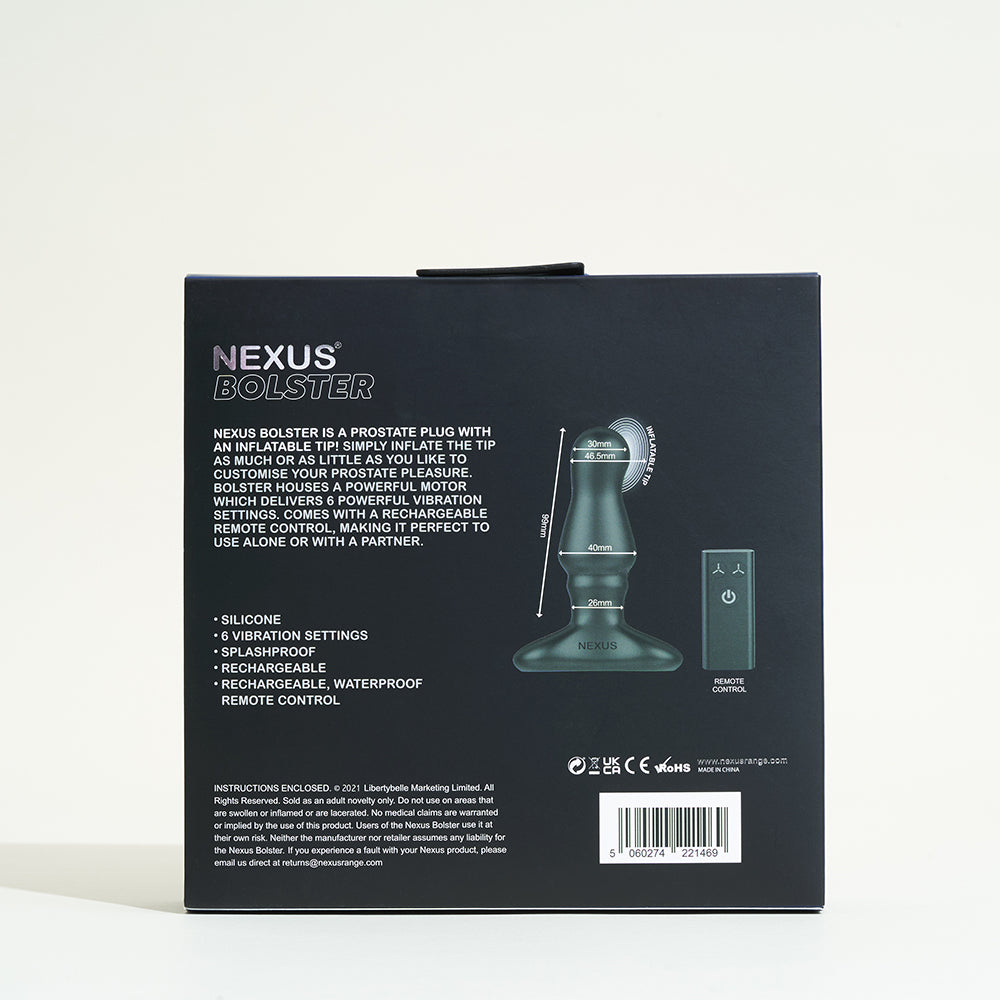 nexus-bolster-plug-gonflable-t-l-command-vibrant-prostate-10-cm-2 image 3