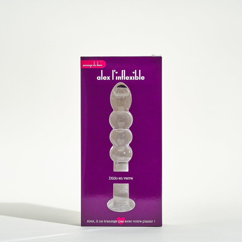 passage-du-d-sir-alex-dildo-verre-transparent-non-vibrant image 3